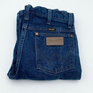 Wrangler Classic Blue Slim Jeans – Men’s Waist 28 rodeo ranch cowboy western